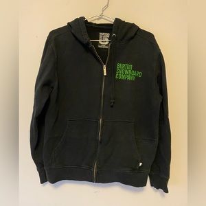 Burton Snowboard company zippered sweatshirt men’s size small